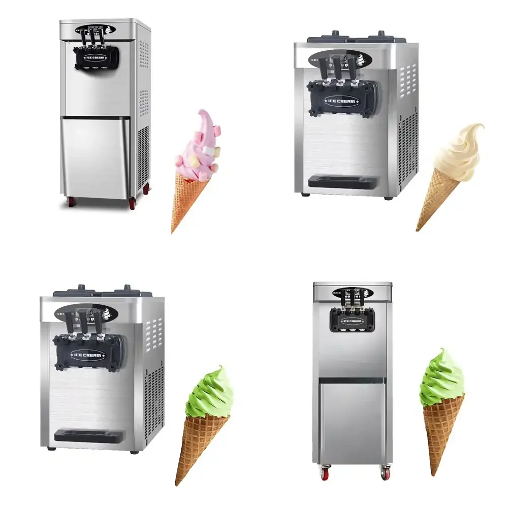 Factory Direct 304 Stainless Steel Tabletop Automatic Soft Serve Ice Cream Maker Machine New Economical for Home Use Flour
Factory Direct 304 Stainless Steel Tabletop Automatic Soft Serve Ice Cream Maker Machine New Economical for Home Use Flour