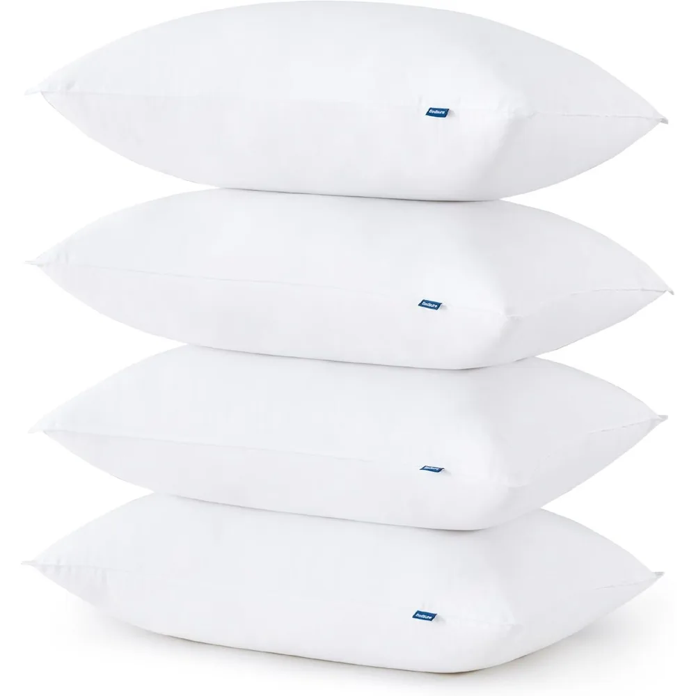 Queen Size Soft Pillows Set of 4 - Fluffy, Supportive, Hotel Quality Down Alternative for Side and Back Sleepers
Queen Size Soft Pillows Set of 4 - Fluffy, Supportive, Hotel Quality Down Alternative for Side and Back Sleepers
