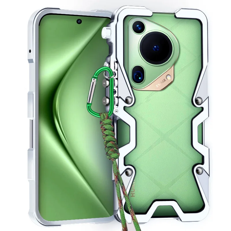Zimon Luxury Armor Metal Aluminum Phone Bumper For Huawei Pura80 Pura70 Ultra Pro+ Cover Mechanical Purely Handmade Skull Case
Zimon Luxury Armor Metal Aluminum Phone Bumper For Huawei Pura80 Pura70 Ultra Pro+ Cover Mechanical Purely Handmade Skull Case