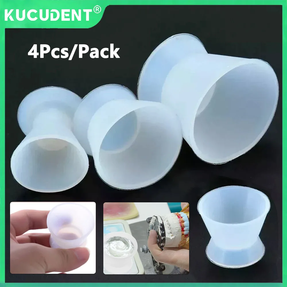 4 Pcs/Set Dental Silicone Mixing Bowls Autoclavable Flexible Cups for Teeth Whitening Essential Dentist Laboratory Materials
4 Pcs/Set Dental Silicone Mixing Bowls Autoclavable Flexible Cups for Teeth Whitening Essential Dentist Laboratory Materials