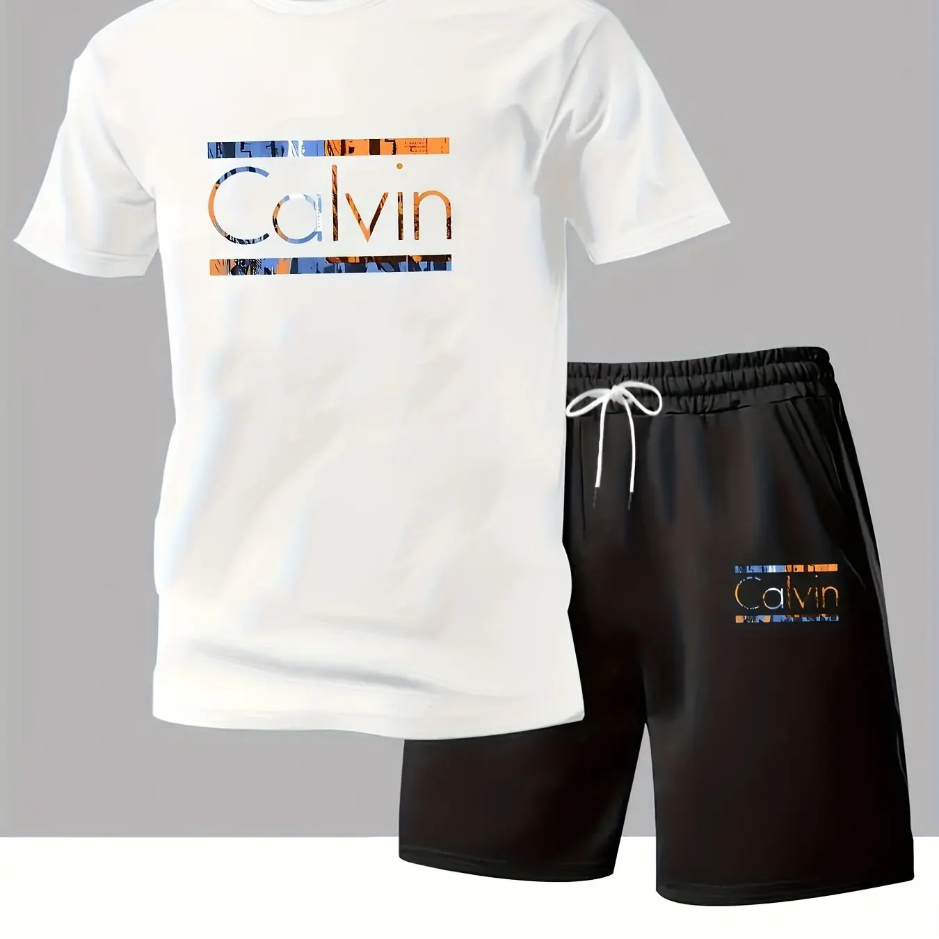 New Men's fashion trend casual sports short-sleeved shorts set quick-drying sweat-absorbing soft breathable men's T-shirt set
New Men's fashion trend casual sports short-sleeved shorts set quick-drying sweat-absorbing soft breathable men's T-shirt set