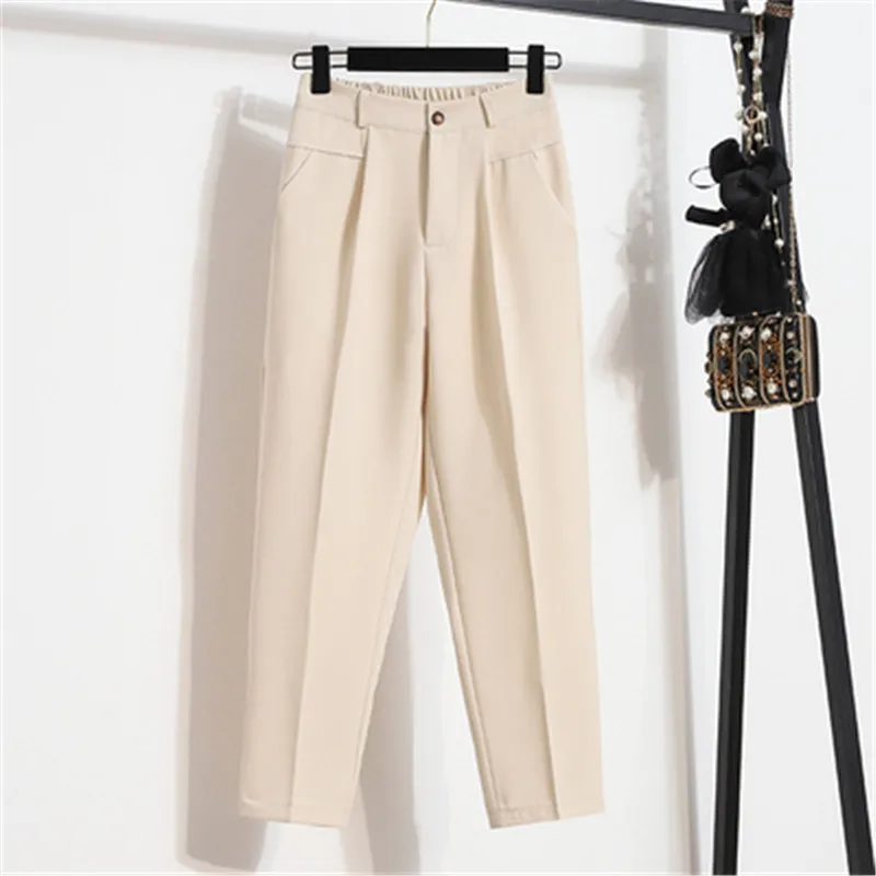 Spring Fashion Thin Pants Ninth Pants Women's Clothing 2022 Summer New High Waist Suit Pants Casual Straight Pants A1063
Spring Fashion Thin Pants Ninth Pants Women's Clothing 2022 Summer New High Waist Suit Pants Casual Straight Pants A1063