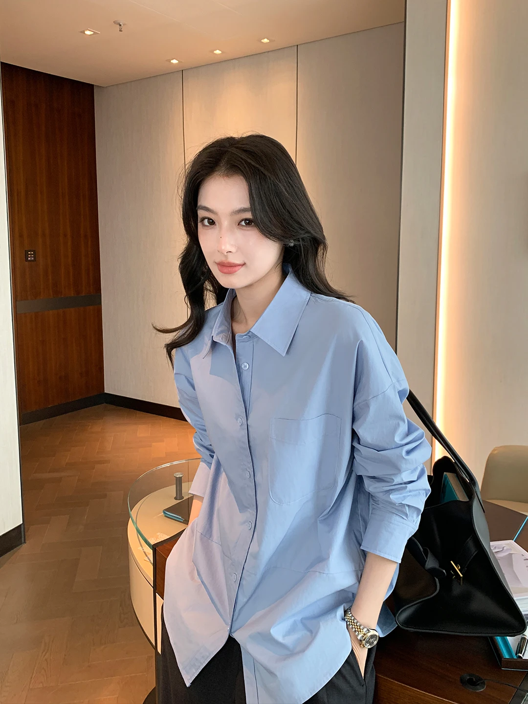 Classic Collar Casual Long Sve Women's irt Loose Fit Commute Layering Maven Lin High nce Sle Cotton irt
Classic Collar Casual Long Sve Women's irt Loose Fit Commute Layering Maven Lin High nce Sle Cotton irt