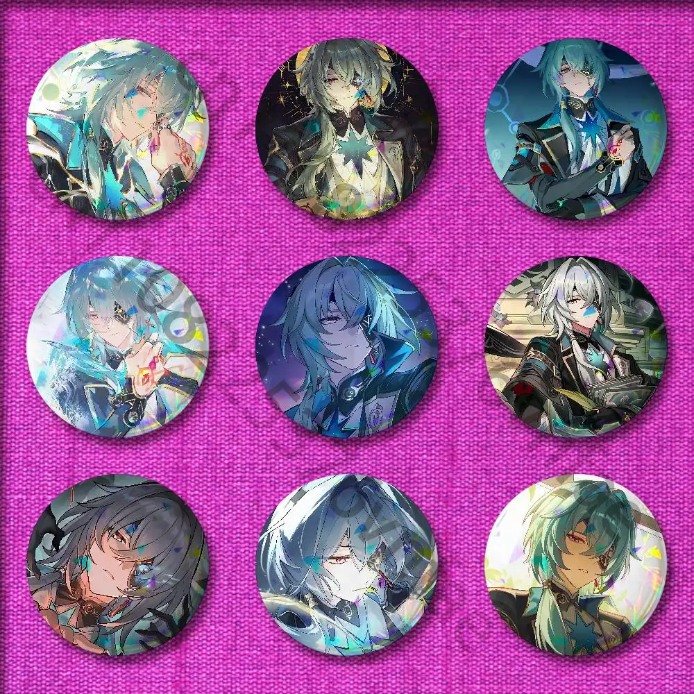 Honkai Star A-Anaxa Rail Badge Creative printing patterns Brooch for Bag Clothes Hat Decor Jewelry Accessories Gifts
Honkai Star A-Anaxa Rail Badge Creative printing patterns Brooch for Bag Clothes Hat Decor Jewelry Accessories Gifts