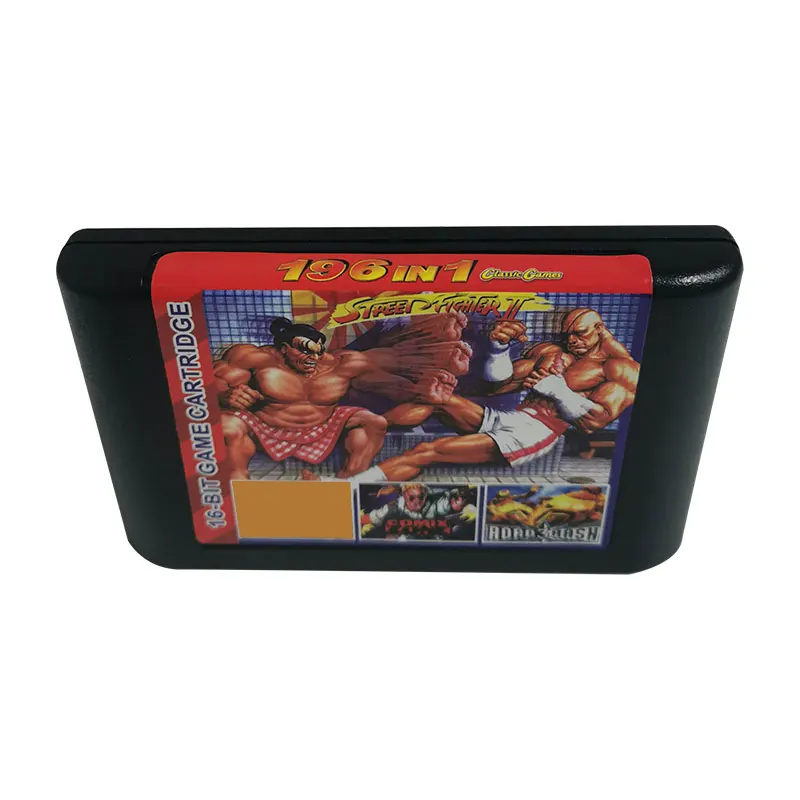 Игровая карта 196IN1 MD для Mega Drive для Sega Genesis и для оригинальной консоли
Игровая карта 196IN1 MD для Mega Drive для Sega Genesis и для оригинальной консоли