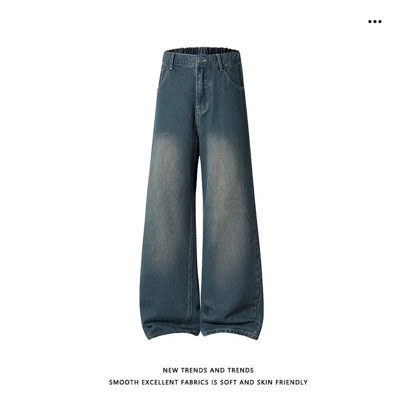 Light Blue adient Waed Jeans Men's Loose Wide Leg Straight Casual Trousers New 2026 Faion Versatile Low Waist Cotton
Light Blue adient Waed Jeans Men's Loose Wide Leg Straight Casual Trousers New 2026 Faion Versatile Low Waist Cotton