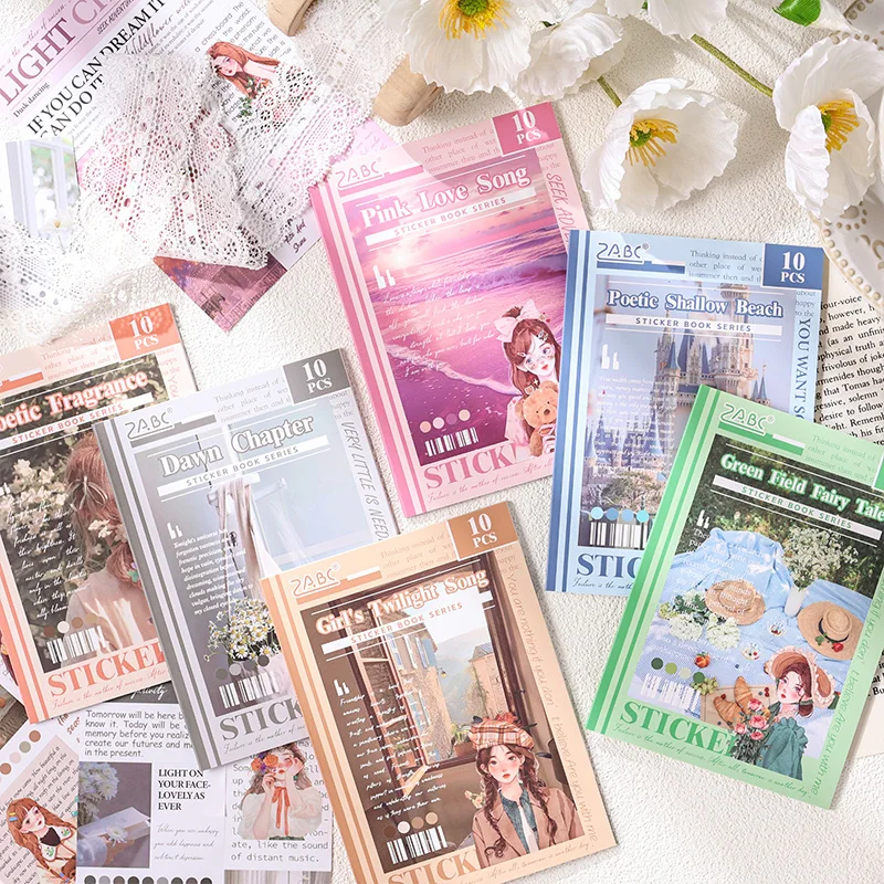 10 pcs/pack INS Landscape Collage Decor PET Sticker Creative DIY Journal Card Making Planner Aesthetic Labels office Stationery
10 pcs/pack INS Landscape Collage Decor PET Sticker Creative DIY Journal Card Making Planner Aesthetic Labels office Stationery