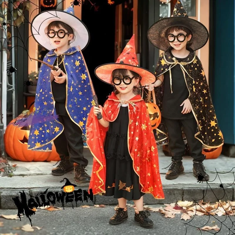 Halloween Children's Costume Elf Theme Robe Clothes for Boys And Girls Kindergarten Dress up Magicician Robe
Halloween Children's Costume Elf Theme Robe Clothes for Boys And Girls Kindergarten Dress up Magicician Robe
