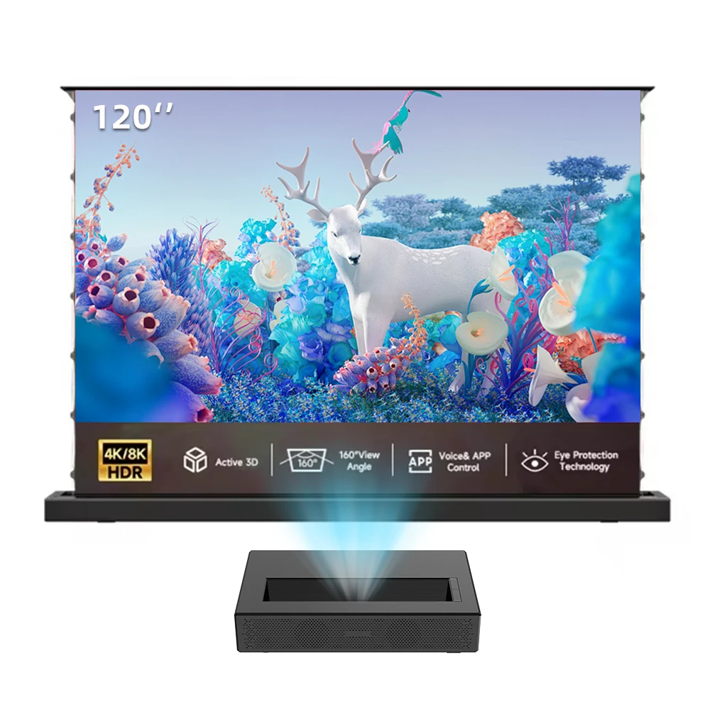 UST ALR Моторизованный экран проектора для поднятия пола 120-дюймовый проектор с поддержкой 4k 8k Черная сетка Экран проектора для поднятия пола
UST ALR Моторизованный экран проектора для поднятия пола 120-дюймовый проектор с поддержкой 4k 8k Черная сетка Экран проектора для поднятия пола