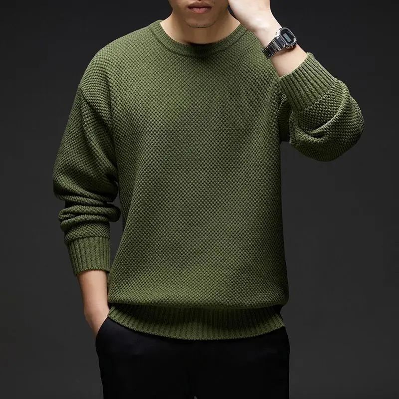Men Pullover Sweater Japan Retro Heavy Pineapple Grain Thick O-neck Knitted Oversize Harajuku Streetwear Sweater
Men Pullover Sweater Japan Retro Heavy Pineapple Grain Thick O-neck Knitted Oversize Harajuku Streetwear Sweater