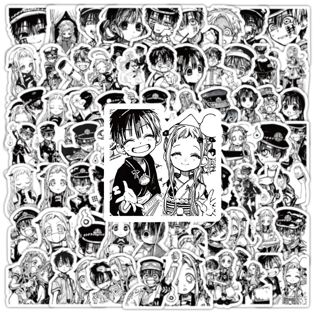 10/50/100PCS Toilet Bound Hanako Kun Stickers Black White Sticker Anime Decals DIY Luggage Laptop Phone Car Bike Skateboard Toys
10/50/100PCS Toilet Bound Hanako Kun Stickers Black White Sticker Anime Decals DIY Luggage Laptop Phone Car Bike Skateboard Toys