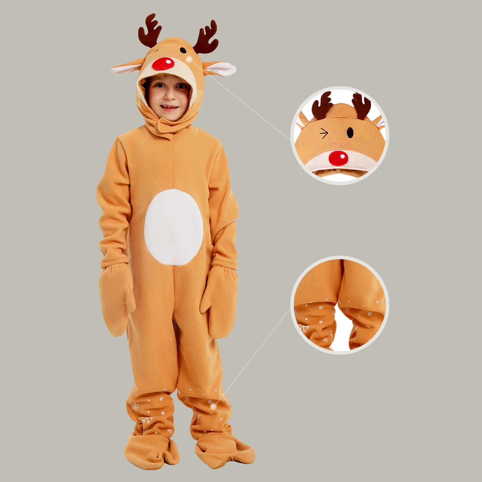 Christmas Cosplay Outfit Children Cute Jumpsuit Snowflake Reindeer Festival Stage Party Performance Costume Kids Xmas Bodysuits
Christmas Cosplay Outfit Children Cute Jumpsuit Snowflake Reindeer Festival Stage Party Performance Costume Kids Xmas Bodysuits