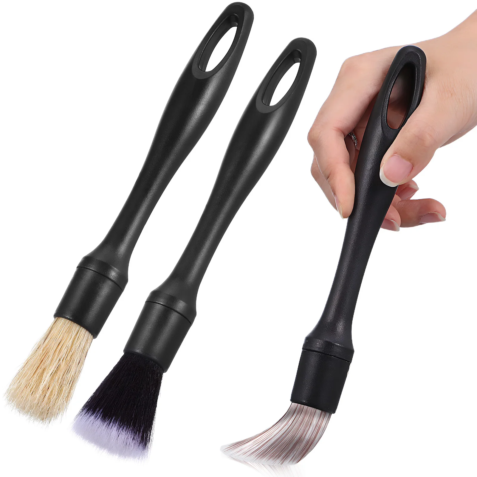 3Pcs Car Detailing Kit Interior Cleaning Brushes Soft Bristles Dashboard Dust Removal Portable Versatile Detailing Brush Set 
3Pcs Car Detailing Kit Interior Cleaning Brushes Soft Bristles Dashboard Dust Removal Portable Versatile Detailing Brush Set