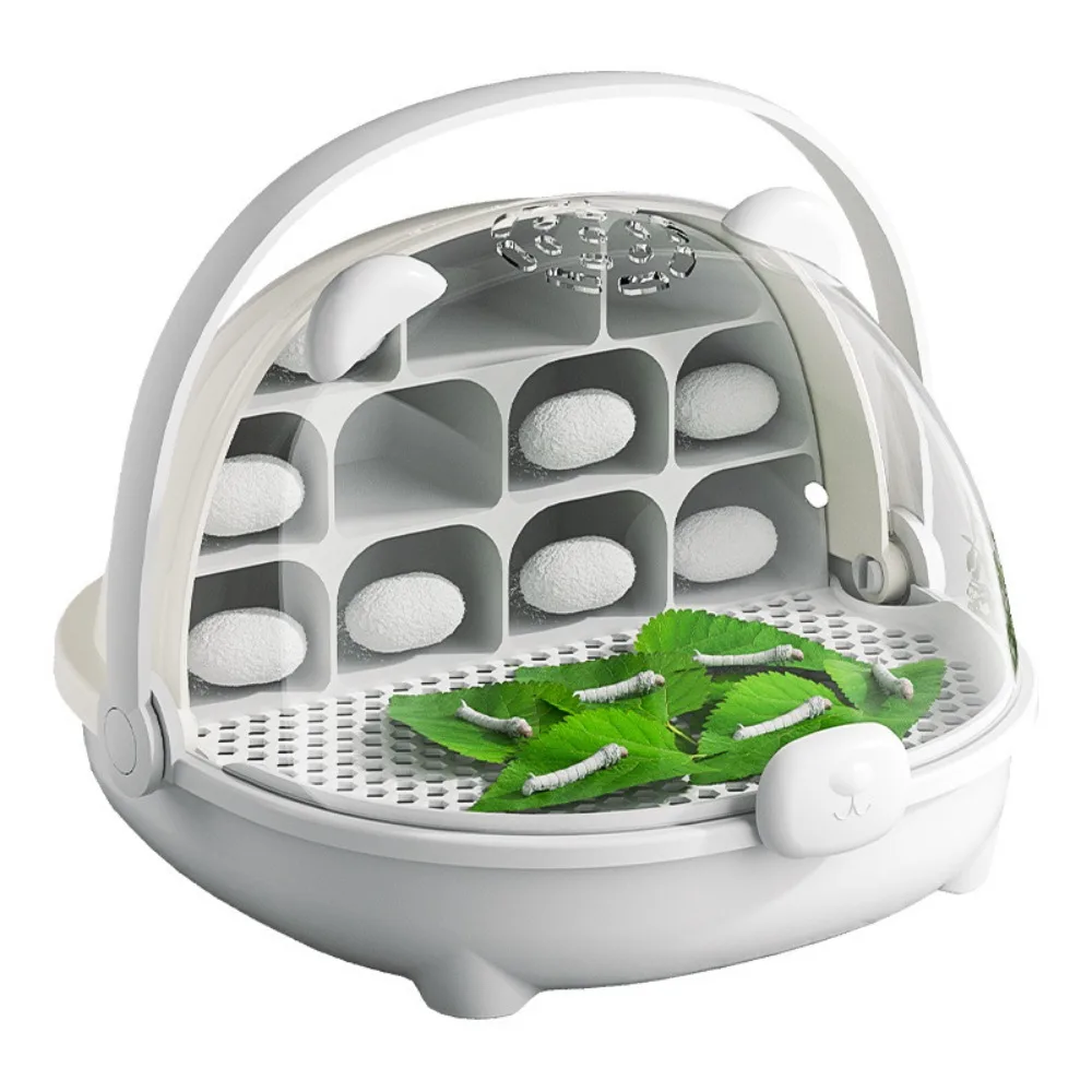 Breathable Hole Silkworm Breeding Box Visible Door Folable Handle Silkworm Observation Cabin Plastic Silkworm Hatching Container
Breathable Hole Silkworm Breeding Box Visible Door Folable Handle Silkworm Observation Cabin Plastic Silkworm Hatching Container