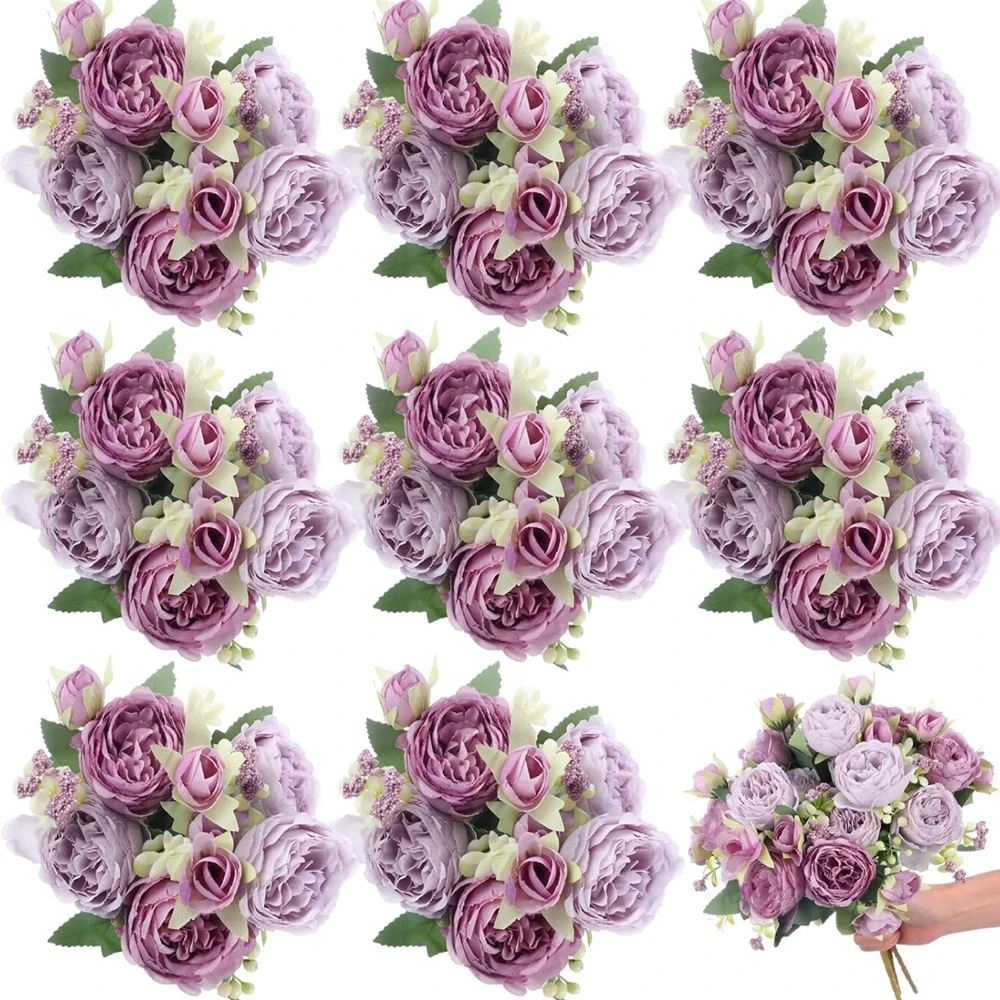 6Pc Silk Rose Artificial Flower Peony Outdoor Garden Wedding Wreath Bridal Bouquet Festival Home Room Table Decor Diy Gifts Prop
6Pc Silk Rose Artificial Flower Peony Outdoor Garden Wedding Wreath Bridal Bouquet Festival Home Room Table Decor Diy Gifts Prop