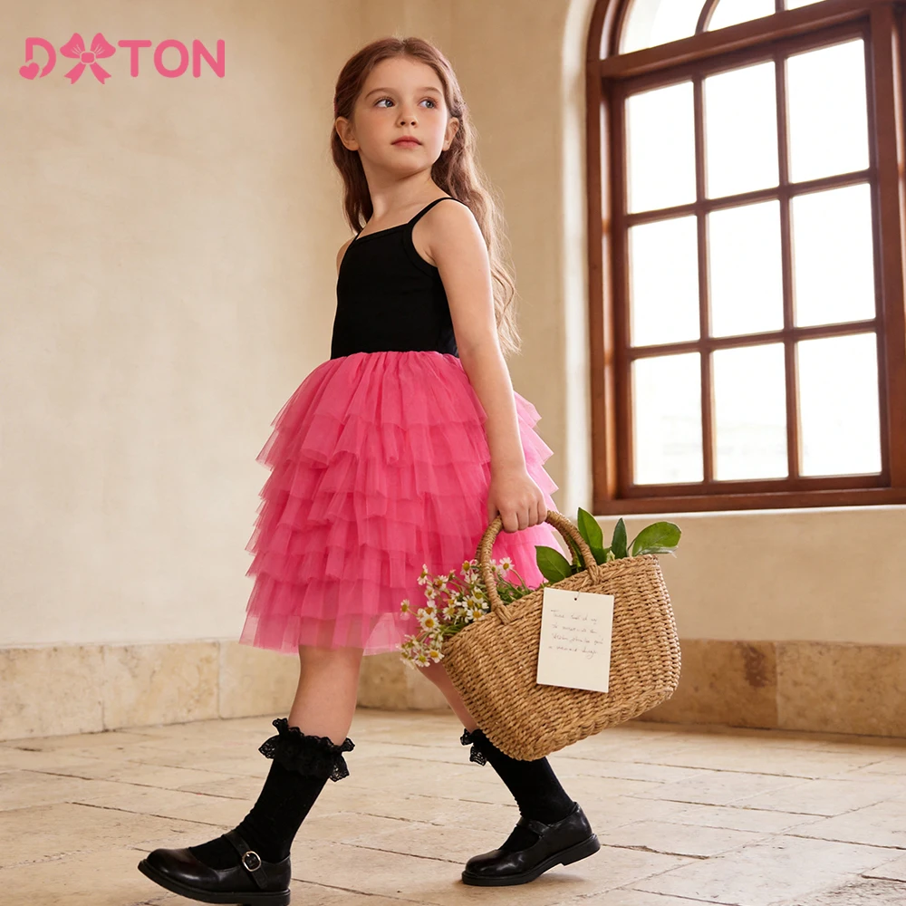 DXTON Children Girls Dresses Cotton Top and 8-Layer Tulle Puff Skirt Kids Casual Dress Knitting SlingToddler Summer Vest Dress
DXTON Children Girls Dresses Cotton Top and 8-Layer Tulle Puff Skirt Kids Casual Dress Knitting SlingToddler Summer Vest Dress