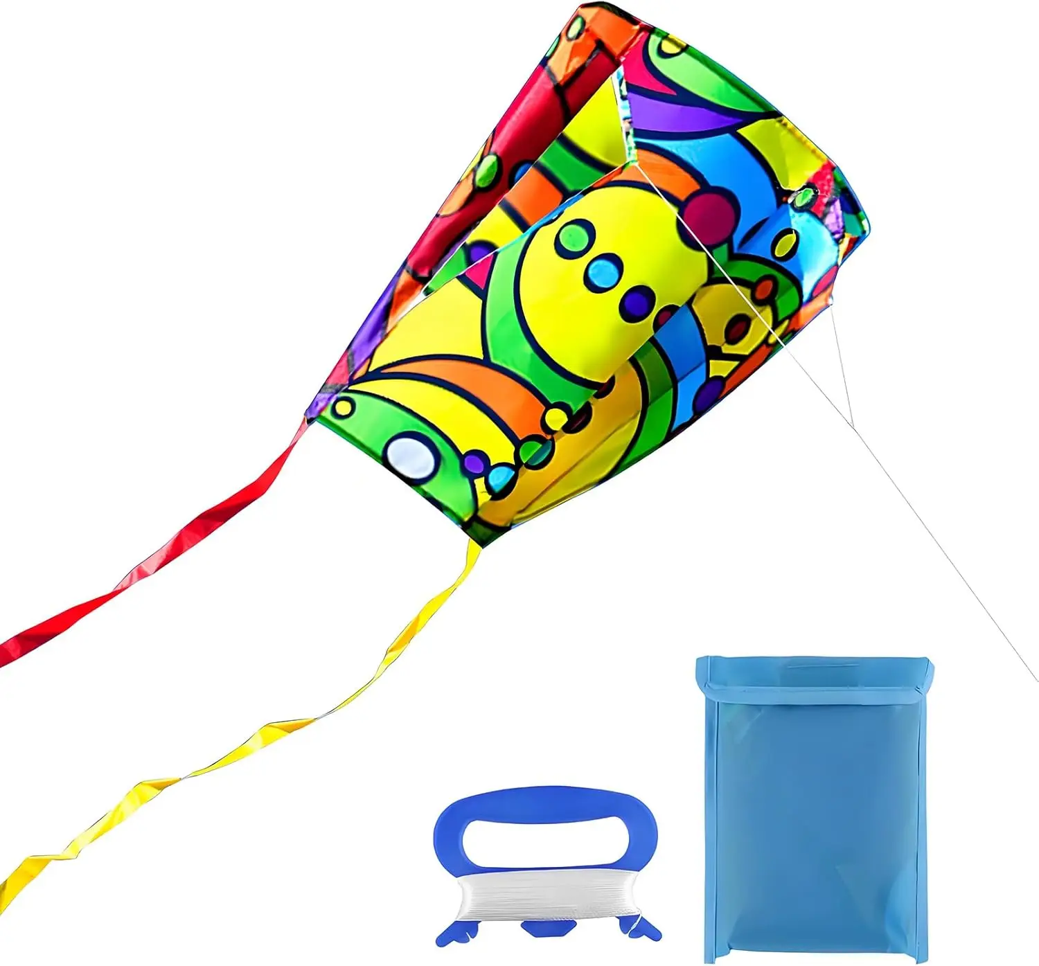 Colorful Kite with Long Tail and String Line for Outdoor Fun, Easy to Fly
Colorful Kite with Long Tail and String Line for Outdoor Fun, Easy to Fly