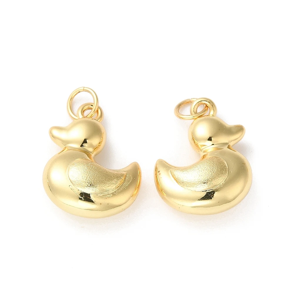 10pcs 3D Duck Charms Animal Brass Pendants Real 18K Gold Plated for Cute Necklace Bracelet Handmade Jewelry Supplies Crafts
10pcs 3D Duck Charms Animal Brass Pendants Real 18K Gold Plated for Cute Necklace Bracelet Handmade Jewelry Supplies Crafts