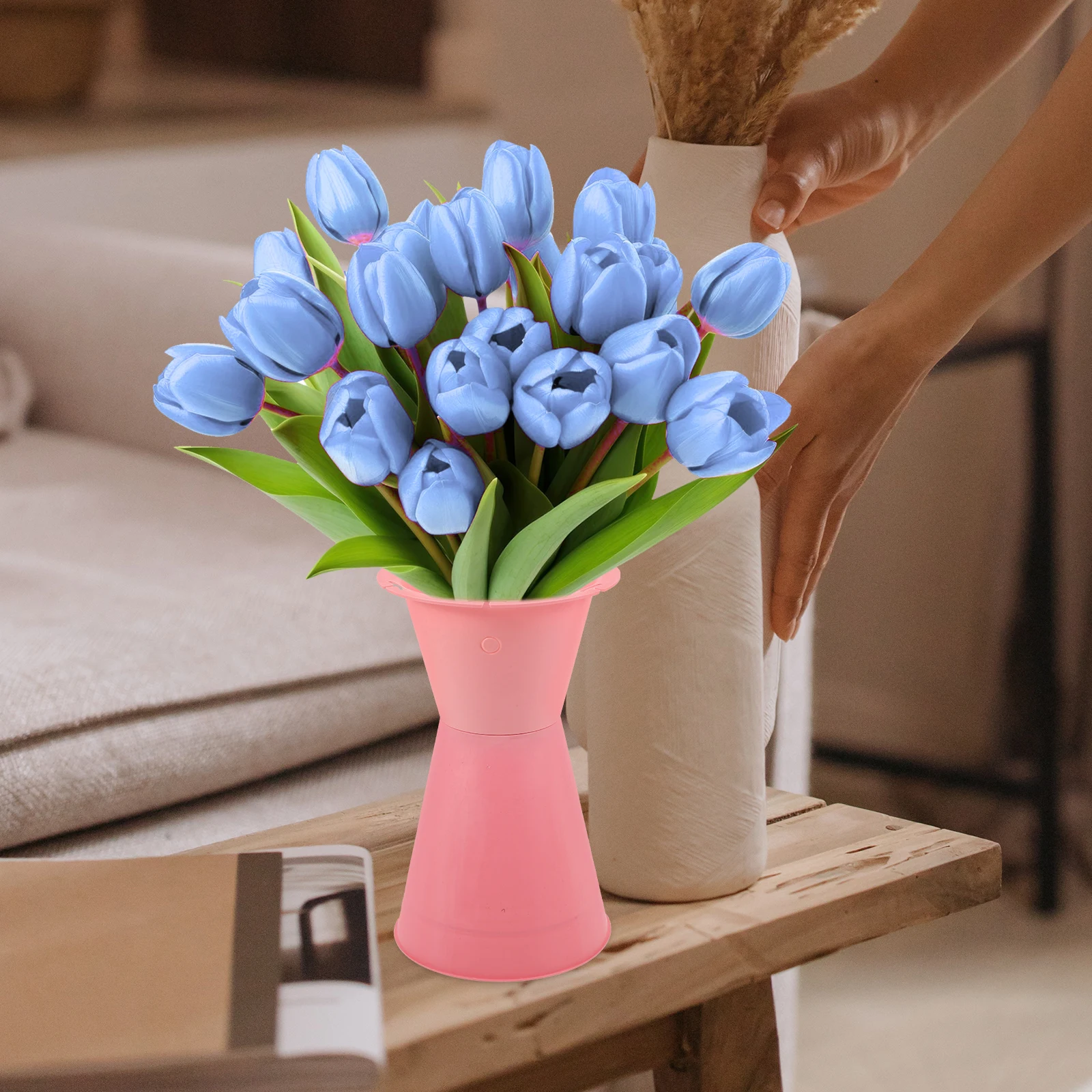 10pcs Bouquet Holder Base Stand for Wedding Party Decorative Arrangement Flower Shop Supplies Stable Plastic Material
10pcs Bouquet Holder Base Stand for Wedding Party Decorative Arrangement Flower Shop Supplies Stable Plastic Material