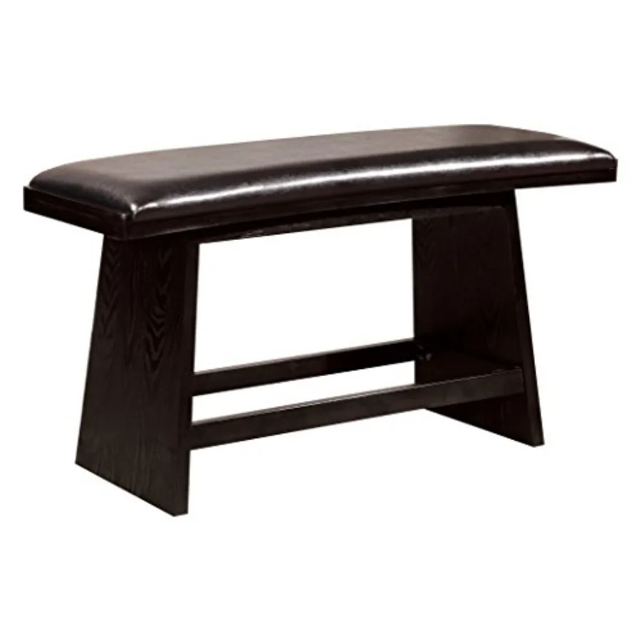 Morley Panel-Legged 46.5" W Counter-Height Bench with Faux Leather Upholstered Seat for Dining, Kitchen, Black
Morley Panel-Legged 46.5" W Counter-Height Bench with Faux Leather Upholstered Seat for Dining, Kitchen, Black