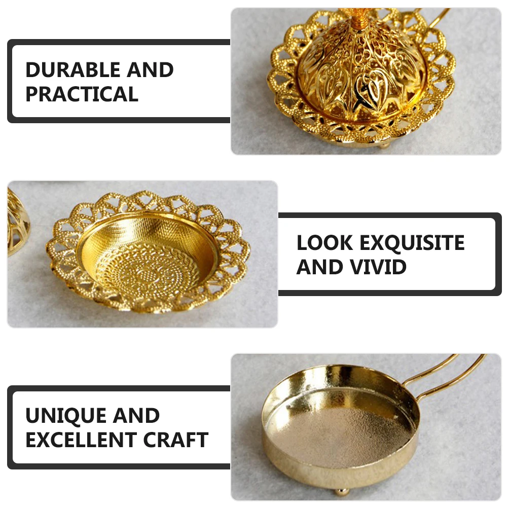 Elegant Metal Incense Burner Portable Holder Bedroom Decor Small Desktop Censer Aromatherapy Furnace Romantic Dragon
Elegant Metal Incense Burner Portable Holder Bedroom Decor Small Desktop Censer Aromatherapy Furnace Romantic Dragon