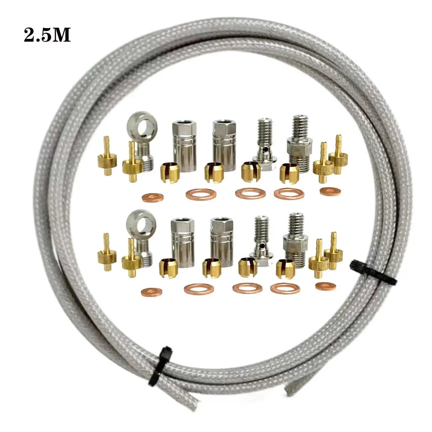 Brake Metal Hose Bike Brake Kit Brake Brakes Connector Cycling Hose Hydraulic Sporting Goods Bicycle Components
Brake Metal Hose Bike Brake Kit Brake Brakes Connector Cycling Hose Hydraulic Sporting Goods Bicycle Components