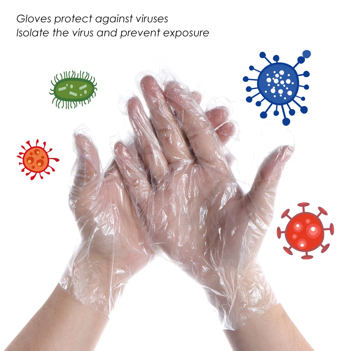 500pcs PE Disposable Gloves Large Size Oil Resistant Ambidextrous Food Service Kitchen Home Protection Plastic Gloves
500pcs PE Disposable Gloves Large Size Oil Resistant Ambidextrous Food Service Kitchen Home Protection Plastic Gloves