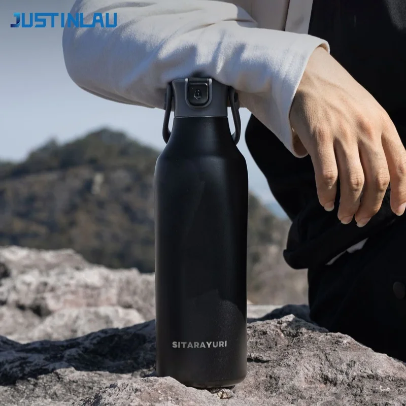 JUSTINLAU Stainless Steel Sports Bottle 720ML Thermos Cup with Straw&Removable Handle Leak-Proof Double-drinking Vacuum Flasks
JUSTINLAU Stainless Steel Sports Bottle 720ML Thermos Cup with Straw&Removable Handle Leak-Proof Double-drinking Vacuum Flasks