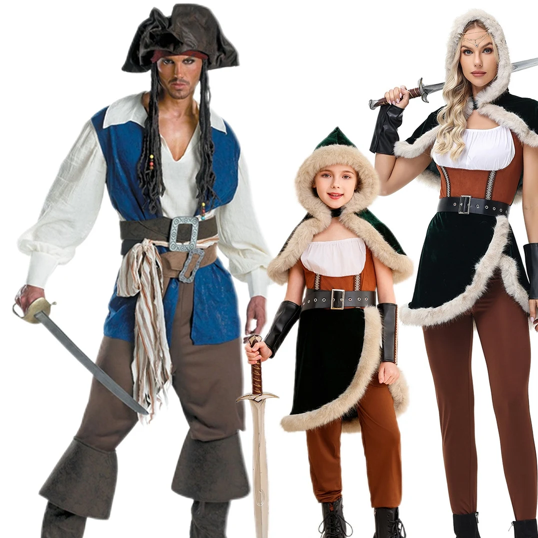 Средневековый пиратский наряд, одинаковый игровой костюм для лета, большой размер, воин, ролевая одежда для морского грабителя для мужчин и мальчиков
Средневековый пиратский наряд, одинаковый игровой костюм для лета, большой размер, воин, ролевая одежда для морского грабителя для мужчин и мальчиков