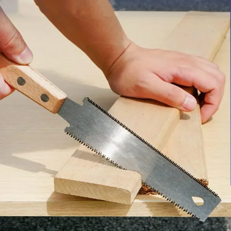 Double Edge Blade 6 Inch Woodworking Hand Saw Triple Speed Serration DIY Portable Handsaw Multifunctional Wood Pipe Cutting Tool
Double Edge Blade 6 Inch Woodworking Hand Saw Triple Speed Serration DIY Portable Handsaw Multifunctional Wood Pipe Cutting Tool