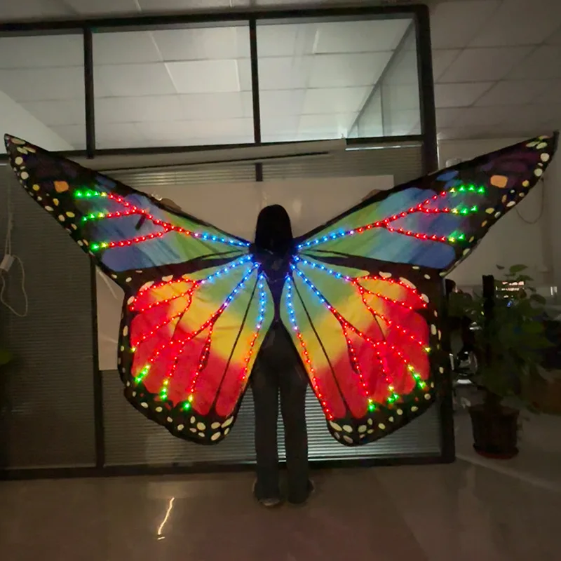 LED Light Up Fairy Butterfly Wings Costume Glowing Butterfly Cape for Adult Dress Up Wings Birthday Party Favors Gifts
LED Light Up Fairy Butterfly Wings Costume Glowing Butterfly Cape for Adult Dress Up Wings Birthday Party Favors Gifts
