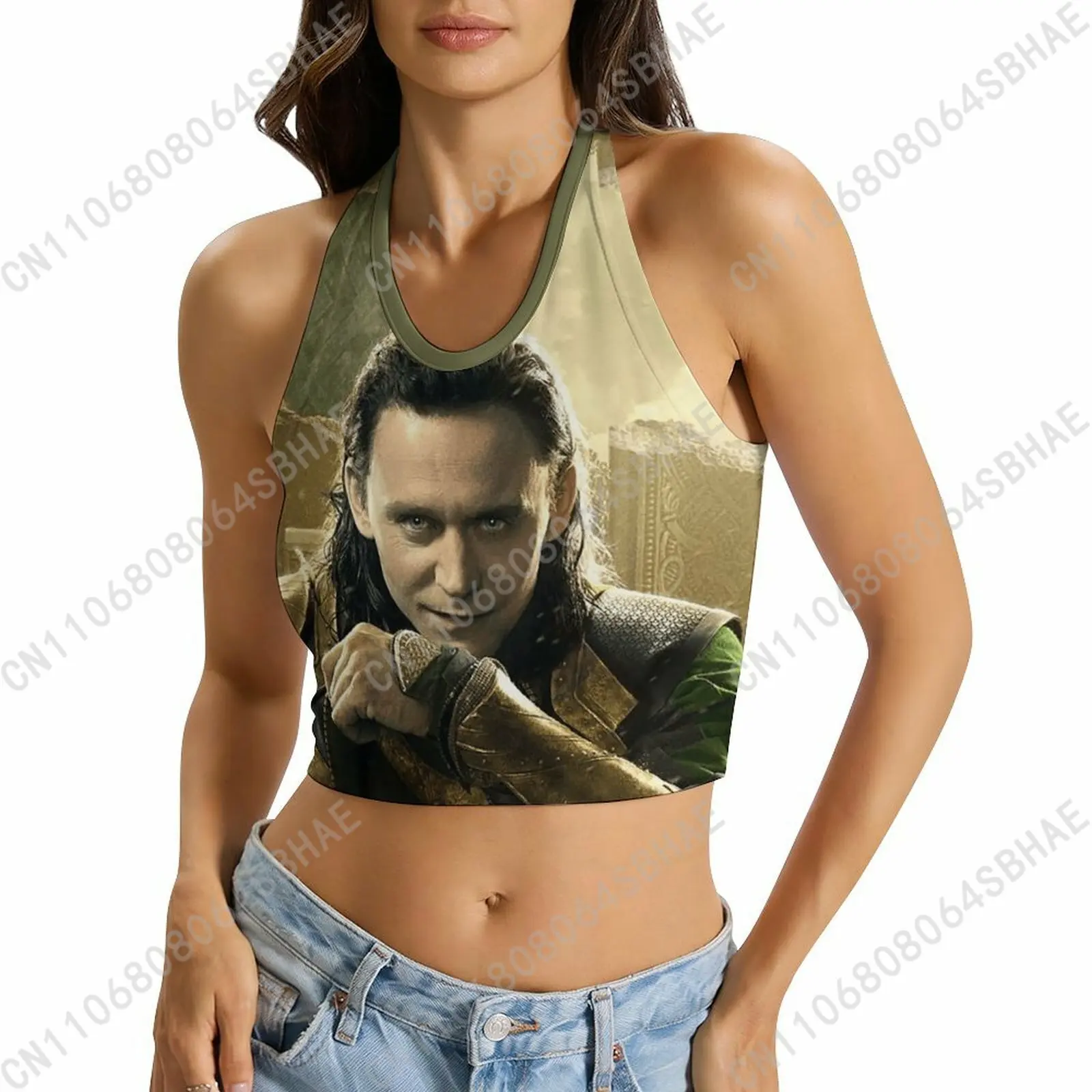 Marvel Loki Custom Photo Women's Halter Top Personalized Picture Tie Back Cami Upload Your Gift Wife Girlfriend Cosplay
Marvel Loki Custom Photo Women's Halter Top Personalized Picture Tie Back Cami Upload Your Gift Wife Girlfriend Cosplay