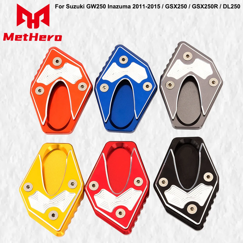 For Suzuki GW250 Inazuma 2011-2015/GSX250 GSX250R DL250 Big Seat Footrest Pedal Side Stand Pad Bracket Modification Parts Alloy
For Suzuki GW250 Inazuma 2011-2015/GSX250 GSX250R DL250 Big Seat Footrest Pedal Side Stand Pad Bracket Modification Parts Alloy