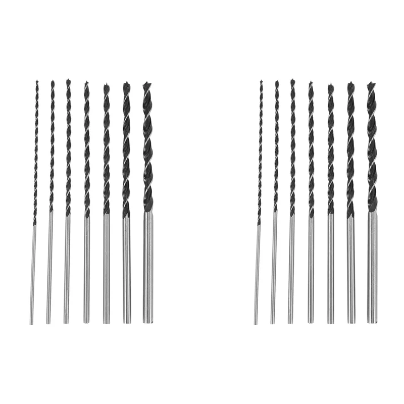 14Pc X Long Wood Drill Bit Set 4Mm 5Mm 6Mm 7Mm 8Mm 10Mm 12Mm X 300Mm Brad Point
14Pc X Long Wood Drill Bit Set 4Mm 5Mm 6Mm 7Mm 8Mm 10Mm 12Mm X 300Mm Brad Point