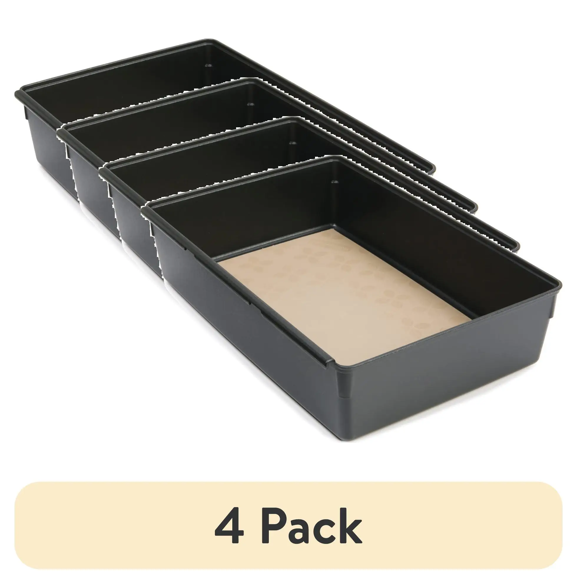 6' x 9' Gray Drawer Organizer, 4-Pack, Compact Storage Solution
6' x 9' Gray Drawer Organizer, 4-Pack, Compact Storage Solution