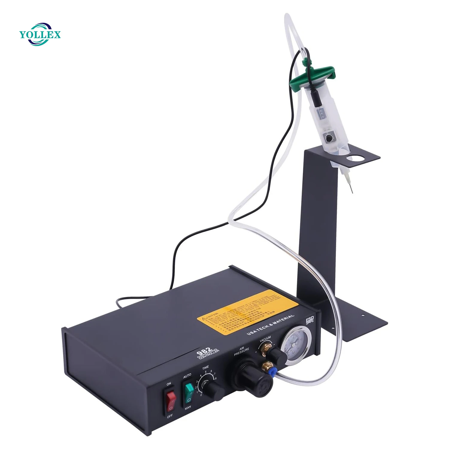 982 Auto Dual Voltage (110V/220V) Glue Dispenser Machine, Adhesive Controller Dropper for Liquid Glue Dispensing
982 Auto Dual Voltage (110V/220V) Glue Dispenser Machine, Adhesive Controller Dropper for Liquid Glue Dispensing