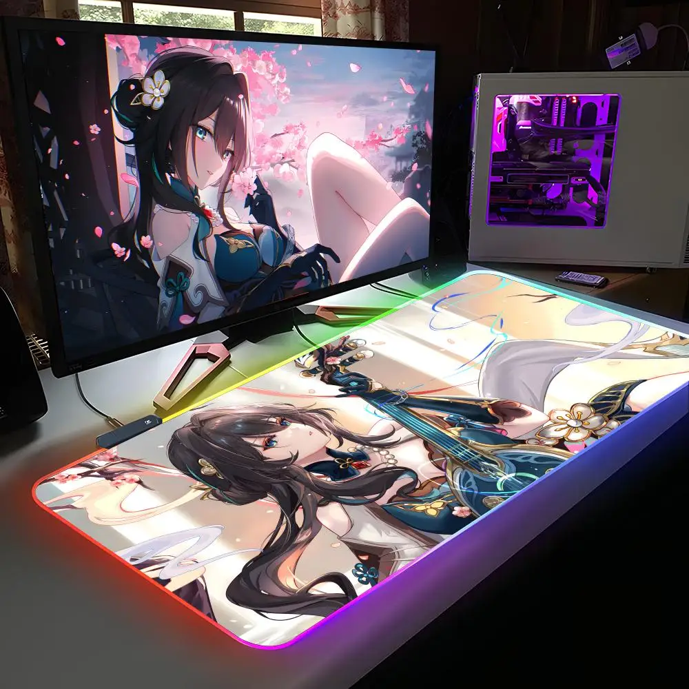 Honkai Star Rail RuanMei Mouse Pad RGB Rubber Computer Laptop Official Game Colored esports Aesthetic Pretty Fashion Luxury Mat
Honkai Star Rail RuanMei Mouse Pad RGB Rubber Computer Laptop Official Game Colored esports Aesthetic Pretty Fashion Luxury Mat