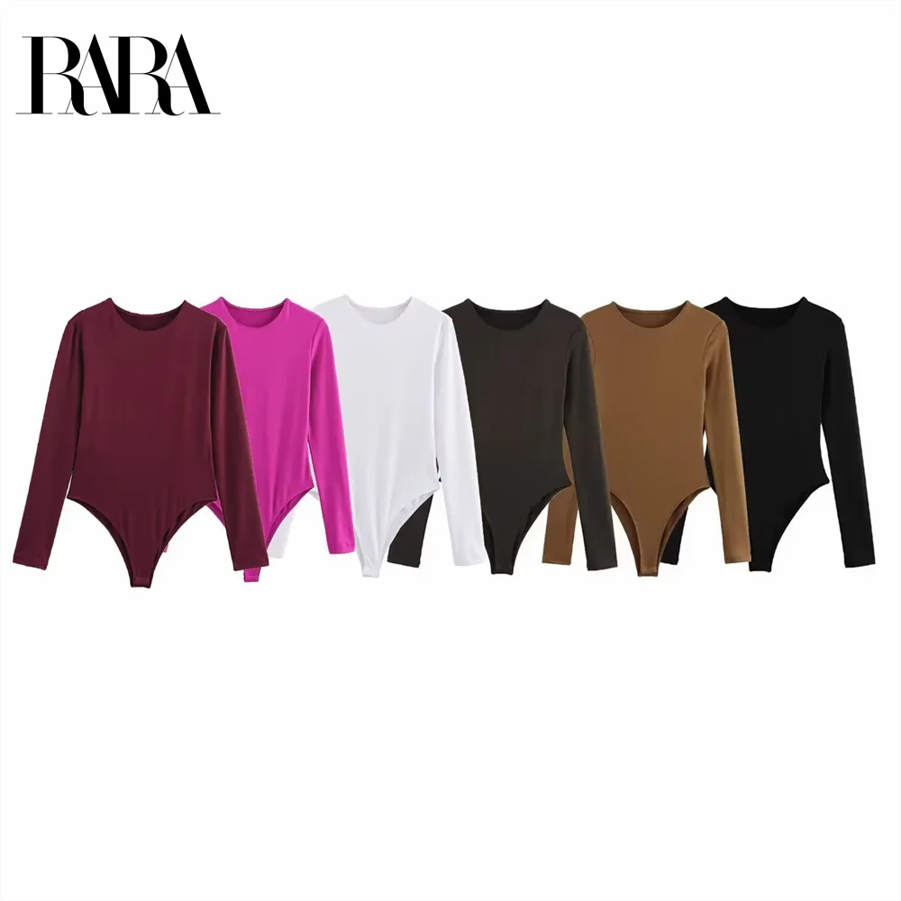 RARA 2025 slim fit simple solid color long-sleeved jumpsuit bottoming shirt T-shirt spring new women's clothing
RARA 2025 slim fit simple solid color long-sleeved jumpsuit bottoming shirt T-shirt spring new women's clothing