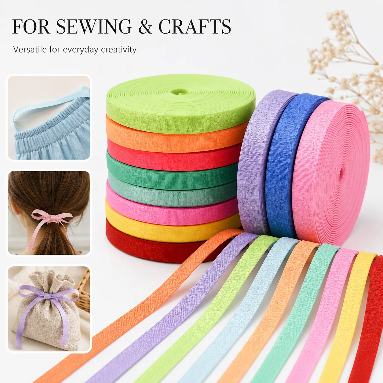 10M 12mm Colored Elastic Bands Bra Shoulder Strap Rubber Band Underwear Clothes Decor Stretch Ribbon Tape DIY Sewing Accessories
10M 12mm Colored Elastic Bands Bra Shoulder Strap Rubber Band Underwear Clothes Decor Stretch Ribbon Tape DIY Sewing Accessories