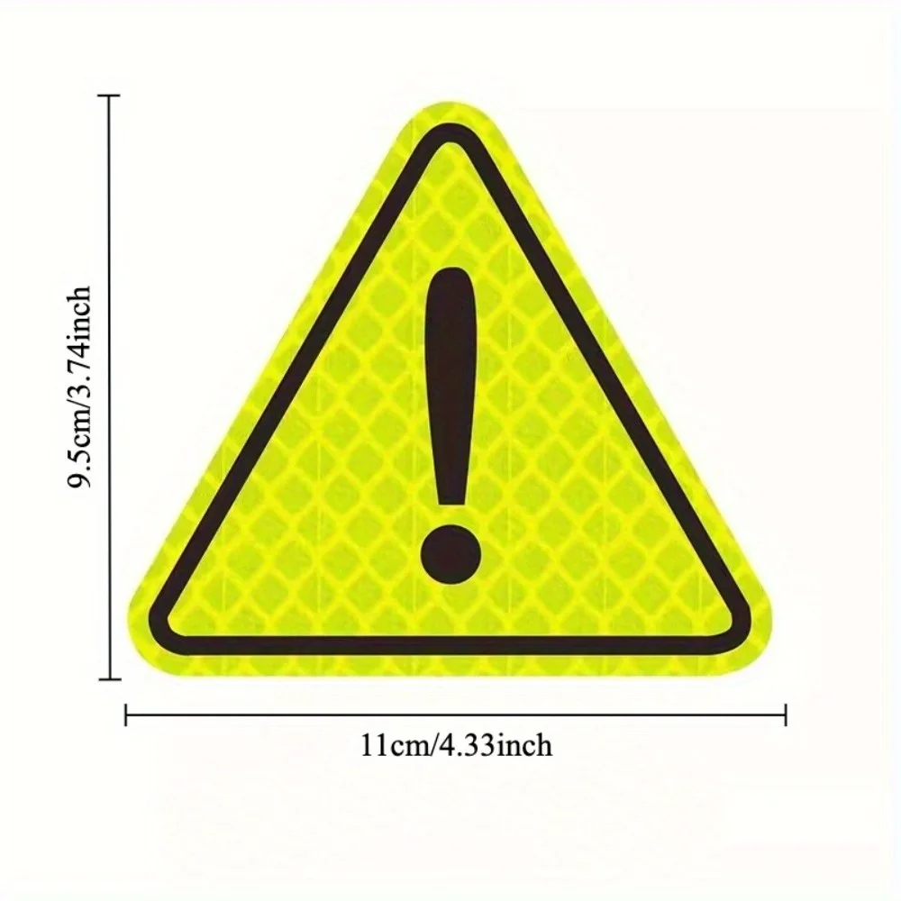 Visibility Safety Decal for Car Motorcycle Bike Triangle Diamond Exclamation Vinyl Sticker High
Visibility Safety Decal for Car Motorcycle Bike Triangle Diamond Exclamation Vinyl Sticker High