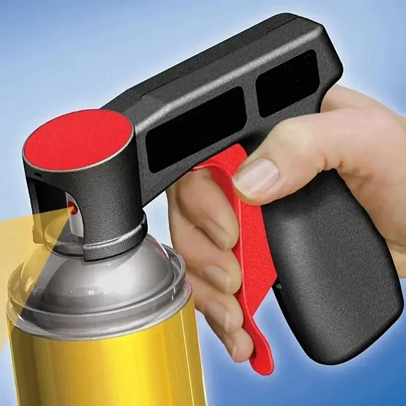 1 Pcs Plastic Portable Spray Paint Handle, Universal Reusable Car Color Changing Film Pasting Self Spraying Hand Spray Gun
1 Pcs Plastic Portable Spray Paint Handle, Universal Reusable Car Color Changing Film Pasting Self Spraying Hand Spray Gun