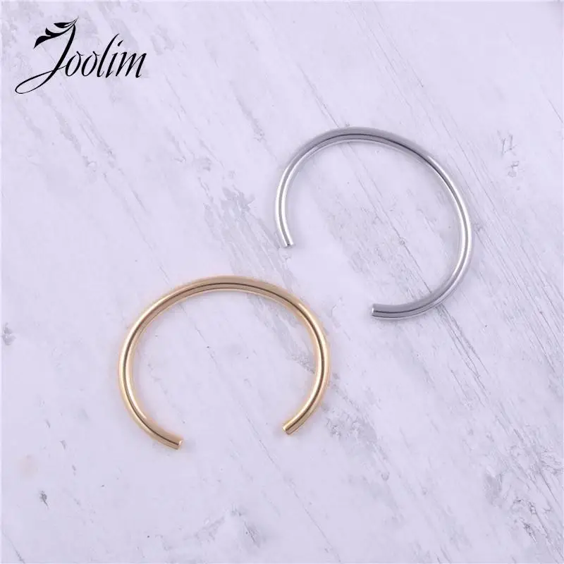 Joolim Jewelry Wholesale High End PVD Fashion Waterproof Thick 5MM Smooth Shiny Cuff Stainless Steel Bracelet for Women
Joolim Jewelry Wholesale High End PVD Fashion Waterproof Thick 5MM Smooth Shiny Cuff Stainless Steel Bracelet for Women