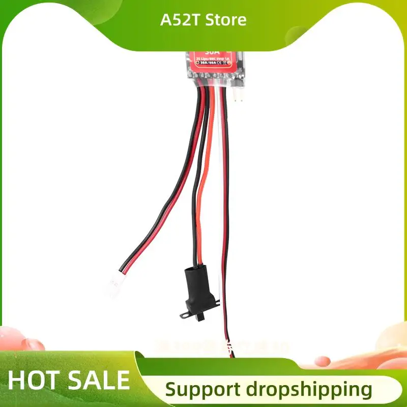 A52T Micro ESC 30A Brushed ESC Electric Speed Controller 2S 4-8V For DIY Mini 1/16 1/18 1/24 RC Car Boat Tank
A52T Micro ESC 30A Brushed ESC Electric Speed Controller 2S 4-8V For DIY Mini 1/16 1/18 1/24 RC Car Boat Tank