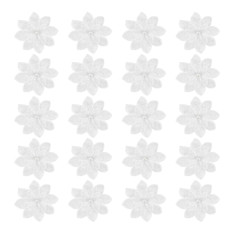 20Pack Flower Embroidery Appliques With Hexagon Meshes Backing Handworks Flower Patches for Sewing Crafts Y08E
20Pack Flower Embroidery Appliques With Hexagon Meshes Backing Handworks Flower Patches for Sewing Crafts Y08E