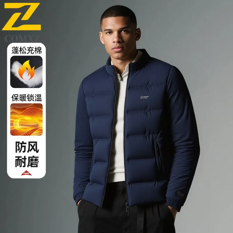 COMXZ Men Parker Coat 2025 Solid Color Stand Collar Skiing Warm Windproof Street Look Padded Jacket Casual Trips High Quality
COMXZ Men Parker Coat 2025 Solid Color Stand Collar Skiing Warm Windproof Street Look Padded Jacket Casual Trips High Quality