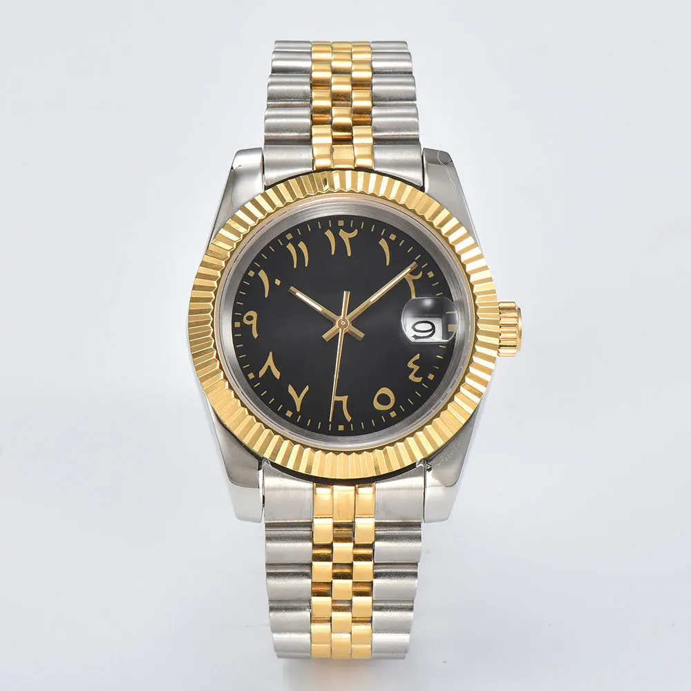 36mm/40mm Middle East Arabic Digital Automatic Mechanical Watch China NH35 Movement 316L Stainless Steel Sapphire Mirror Watch
36mm/40mm Middle East Arabic Digital Automatic Mechanical Watch China NH35 Movement 316L Stainless Steel Sapphire Mirror Watch
