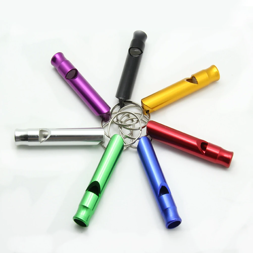 6pcs Survival Whistle Emergency Random Color Camping Aluminum Lightweight Loud Sound Portable Size Safety Supplies
6pcs Survival Whistle Emergency Random Color Camping Aluminum Lightweight Loud Sound Portable Size Safety Supplies