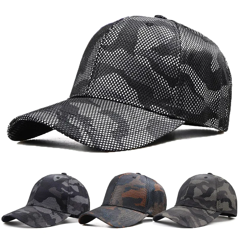 New Mesh Camouflage Baseball Hat for Men Outdoor Breathable Sport Lightweight Hats Spring Summer Sun Protection Visors Women Cap
New Mesh Camouflage Baseball Hat for Men Outdoor Breathable Sport Lightweight Hats Spring Summer Sun Protection Visors Women Cap