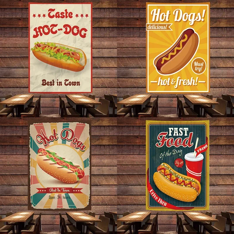 Hot Dog Fast Food Art Poster Wall Hanging Flag Canvas Painting Tapestry Wall Art Banner Restaurant kitchen Home Decor Sticker
Hot Dog Fast Food Art Poster Wall Hanging Flag Canvas Painting Tapestry Wall Art Banner Restaurant kitchen Home Decor Sticker