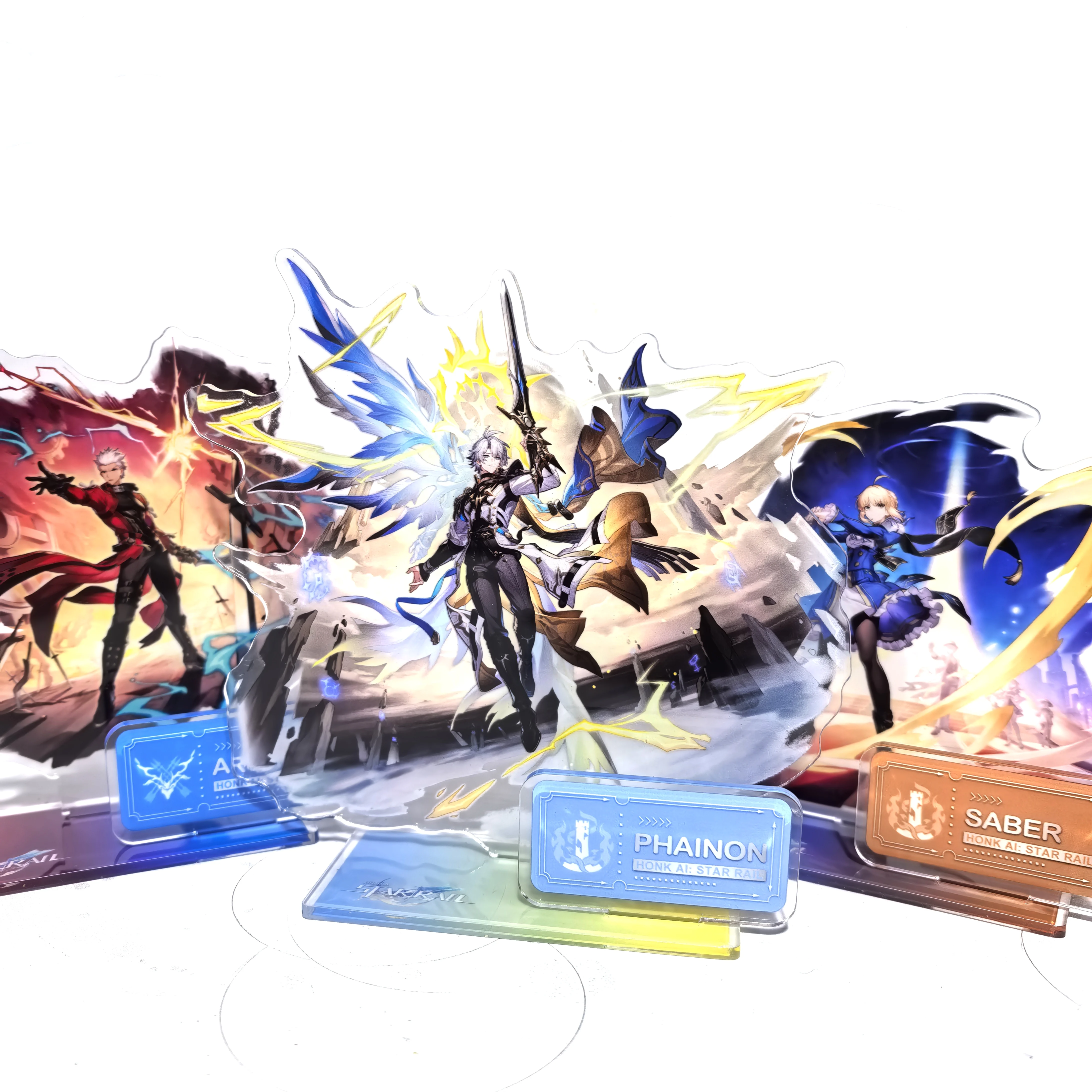 Star Dome Railway around the standing card flow fireflies drink moon silver wolf yellow spring gold Kafka table ornaments
Star Dome Railway around the standing card flow fireflies drink moon silver wolf yellow spring gold Kafka table ornaments